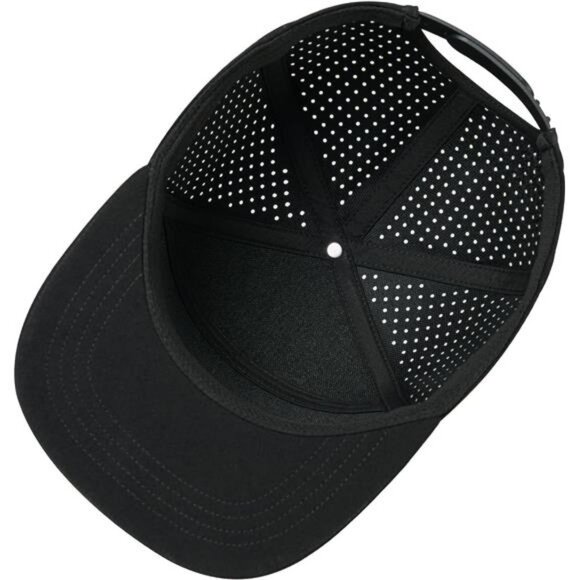 Mens flat brim snapback hat adjustable quick dry laser cut baseball cap - Picture 6 of 7